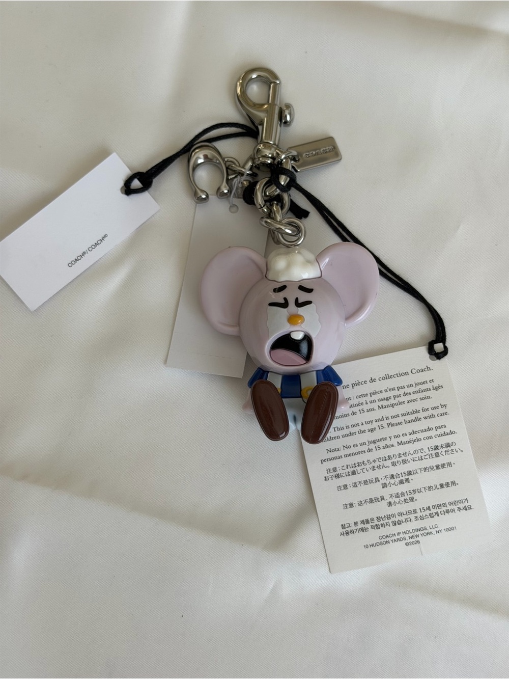 Coach | Brain Dead Kachi Mouse Bag Charm NWT